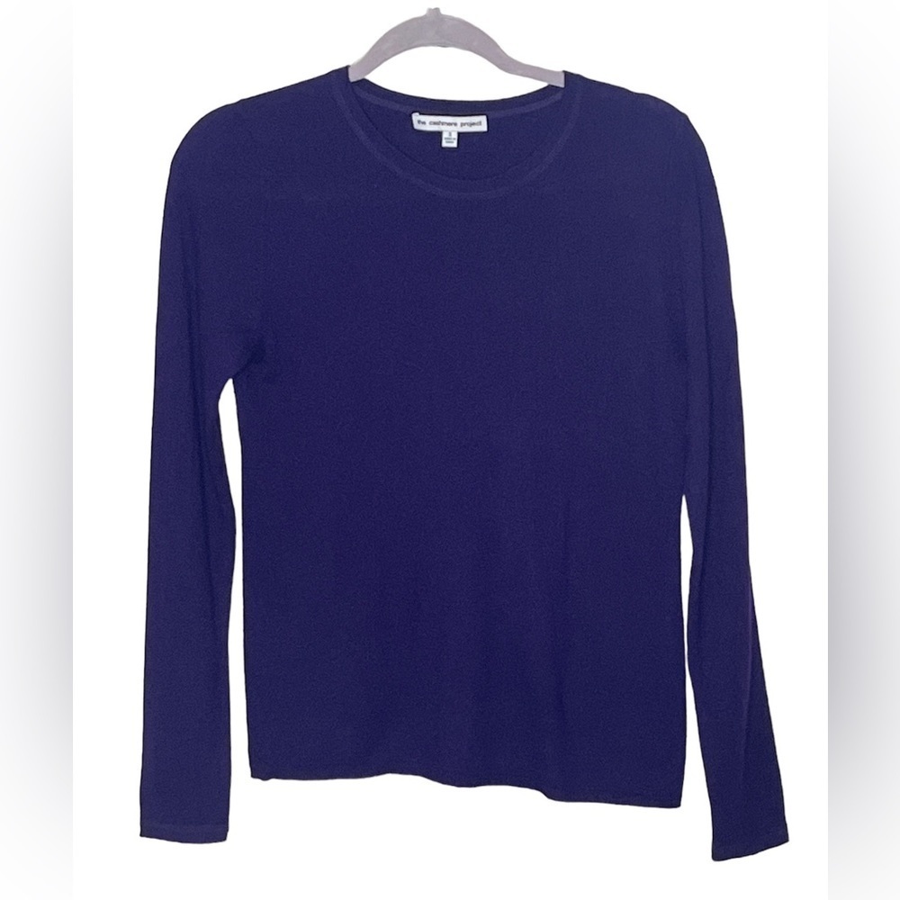 The Cashmere Project Purple Sweater Sz Small
